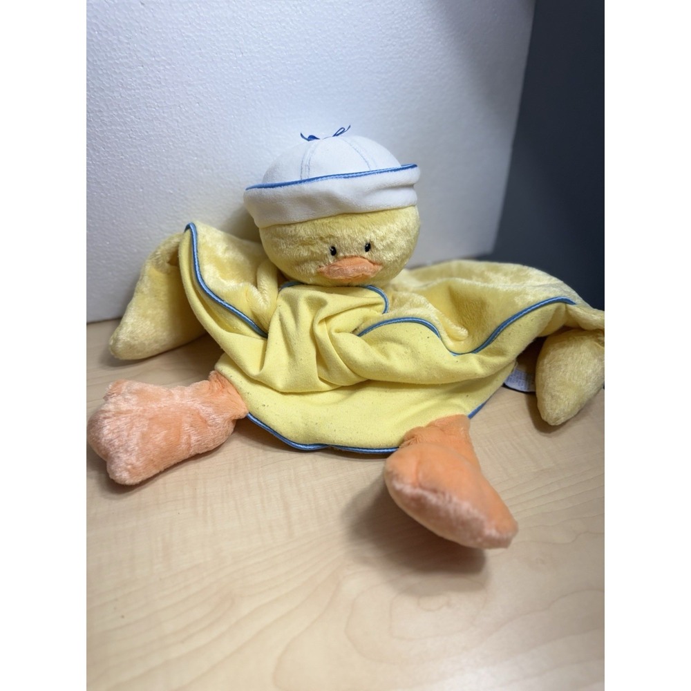 Baby GUND little Quack Ups Duck Lovey Security Blanket Yellow Baby Plush Nursery